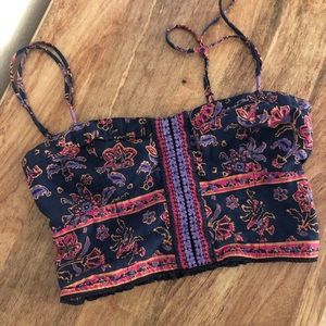Paisley crop top